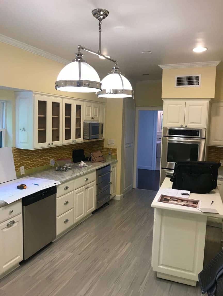 before picture of the kitchen of a hancock park traditional home in los angeles renovated by eggersmann