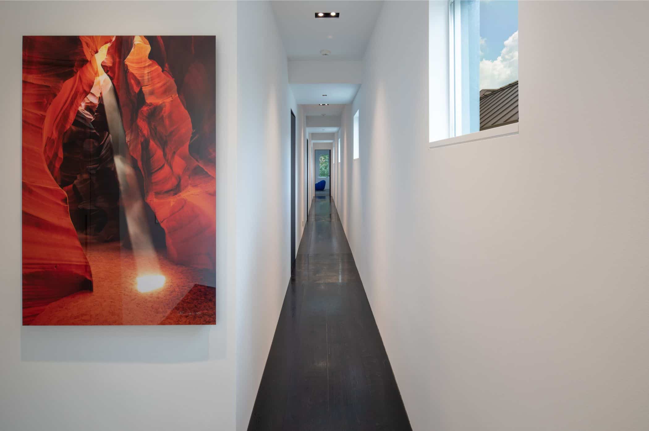 hallway of a houston new construction home