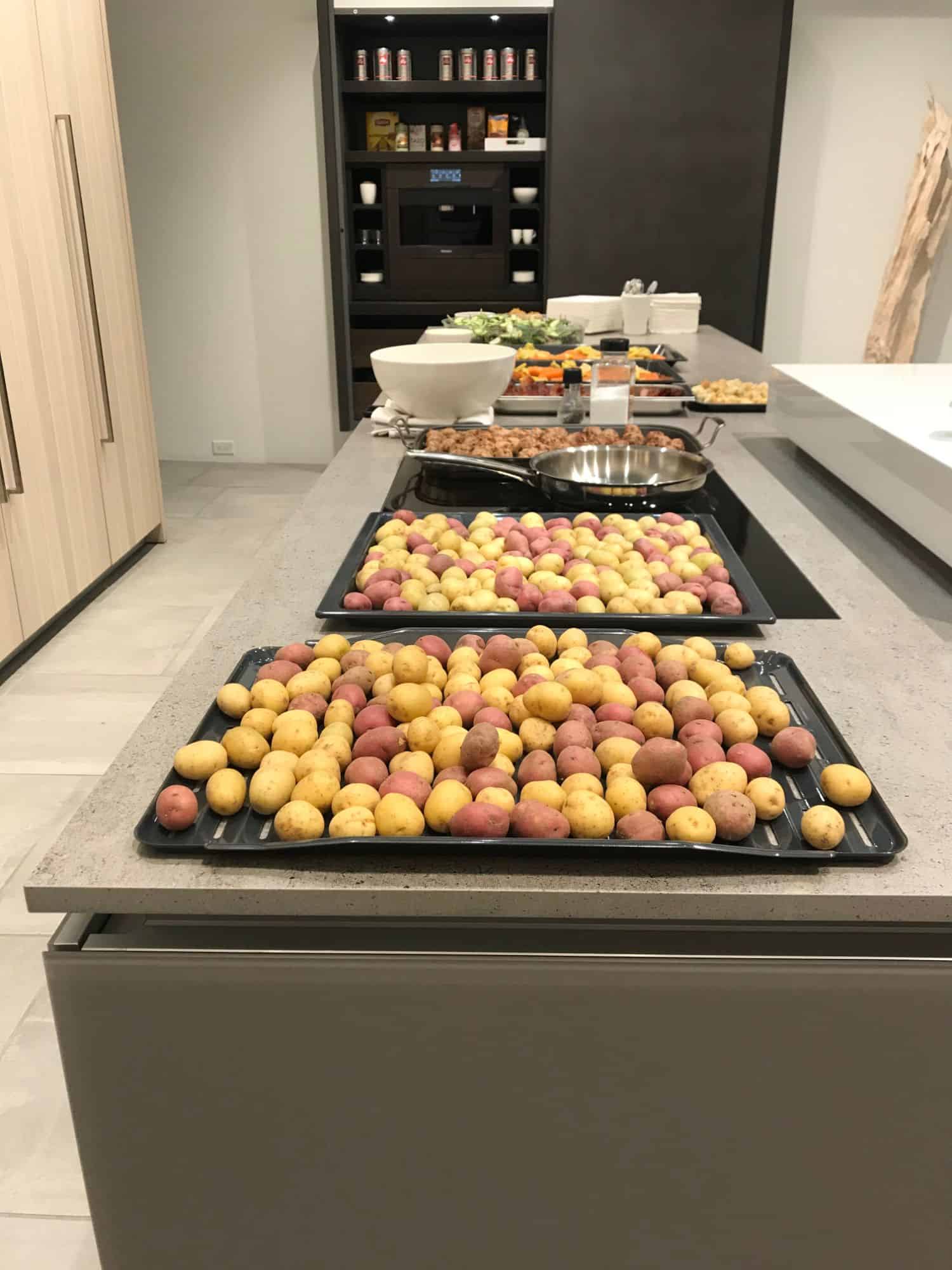 decadent delights prepared by chef saul in the eggersmann la showroom after a january 2020 estate master class