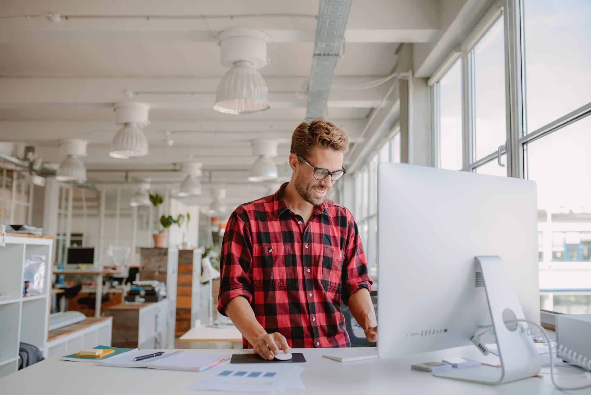 Try a stand-up desk