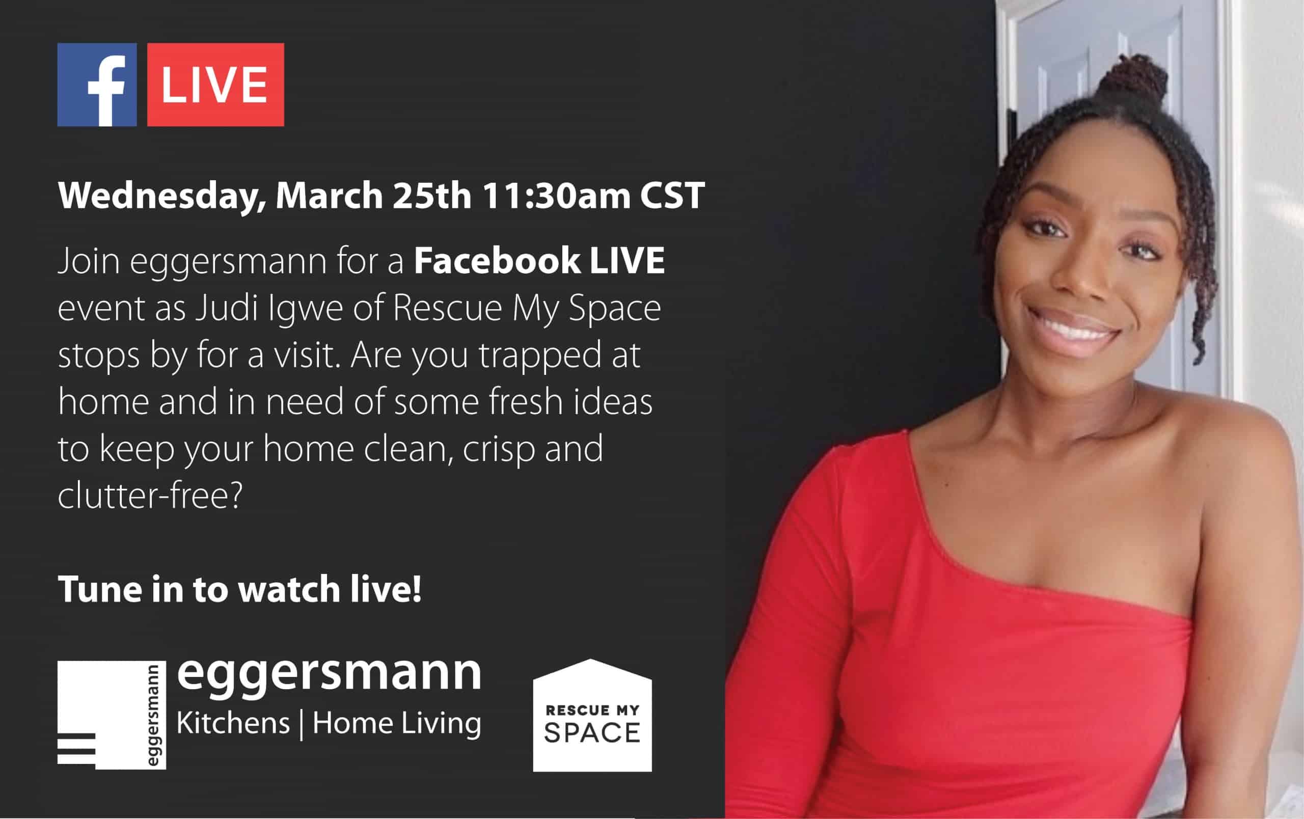 Facebook Live event with Rescue My Space