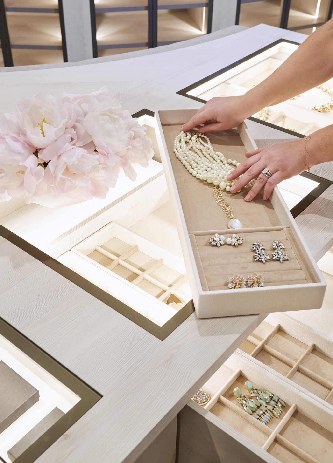 Custom drawer inserts for jewelry best sale