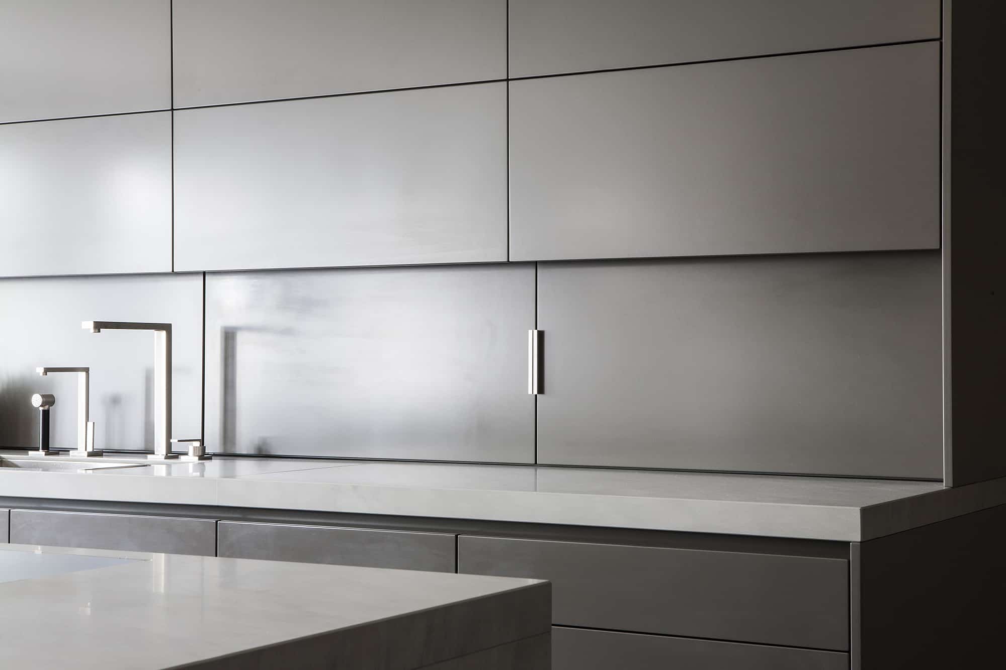 hidden storage in backsplash closed