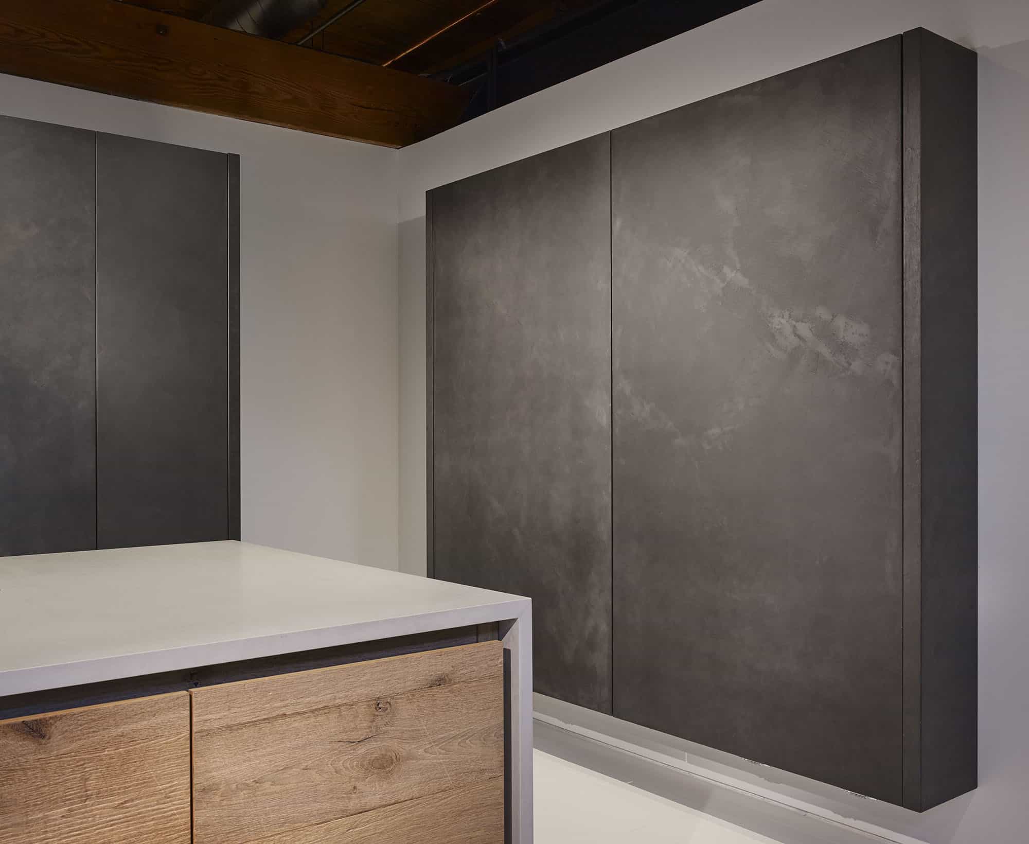 electric sliding doors hide away storage