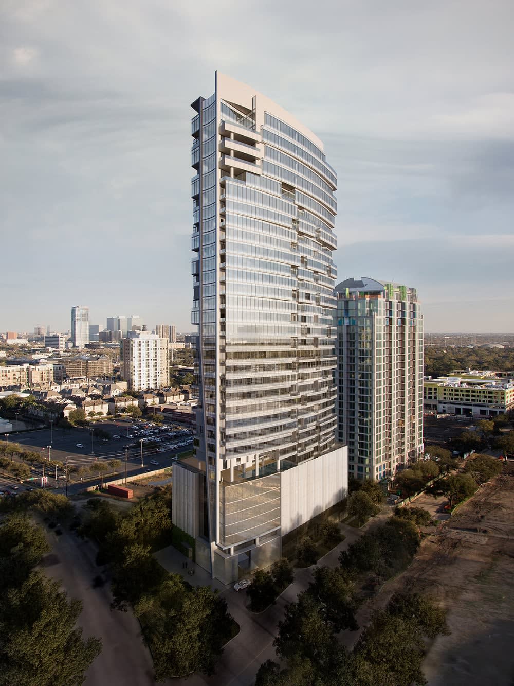houston's arabella high rise condos exterior