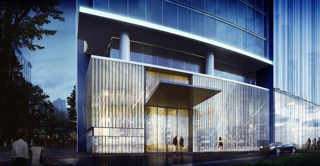 houston's arabella high rise condos grand front entrance