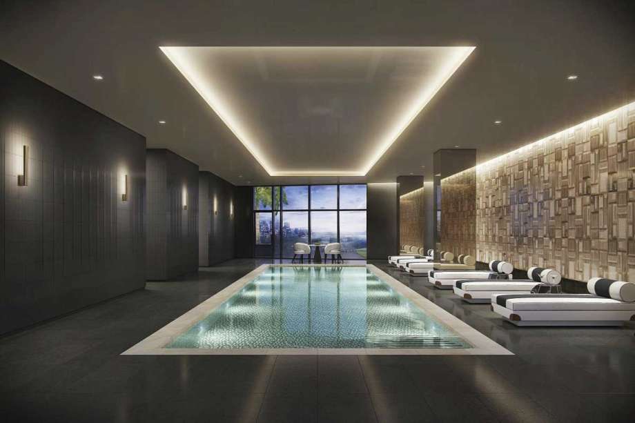 houston's arabella high rise condos luxury indoor swimming pool