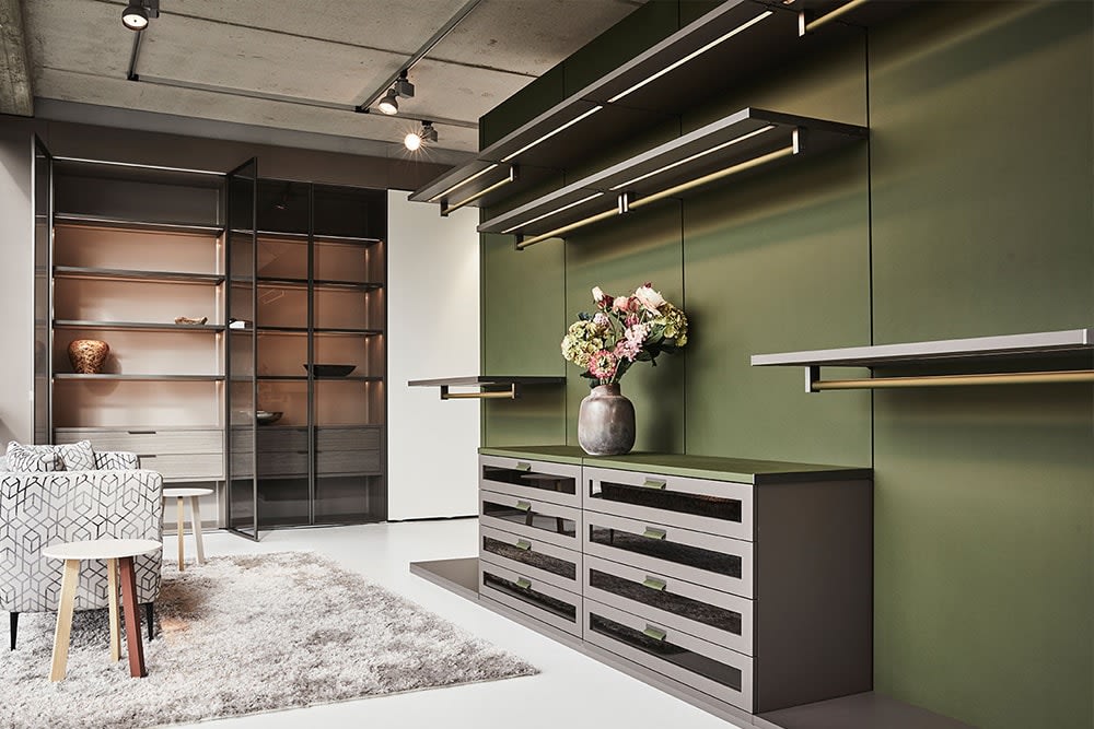 custom luxury walk-in closet by schmalenbach