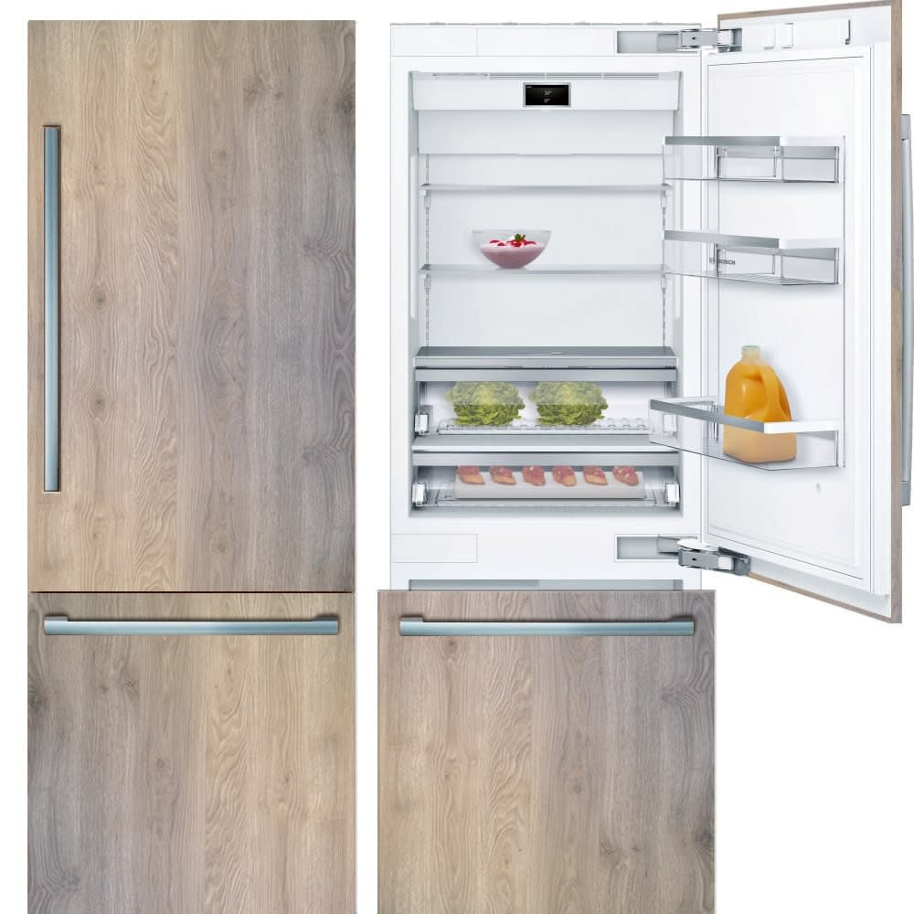 Benchmark® Series Built-in Bottom Freezer Refrigerator used in the parklane kitchens by eggersmann