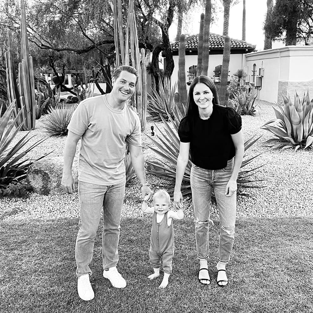 brent & jeneane hugus, eggersmann Scottsdale showroom owners with their son