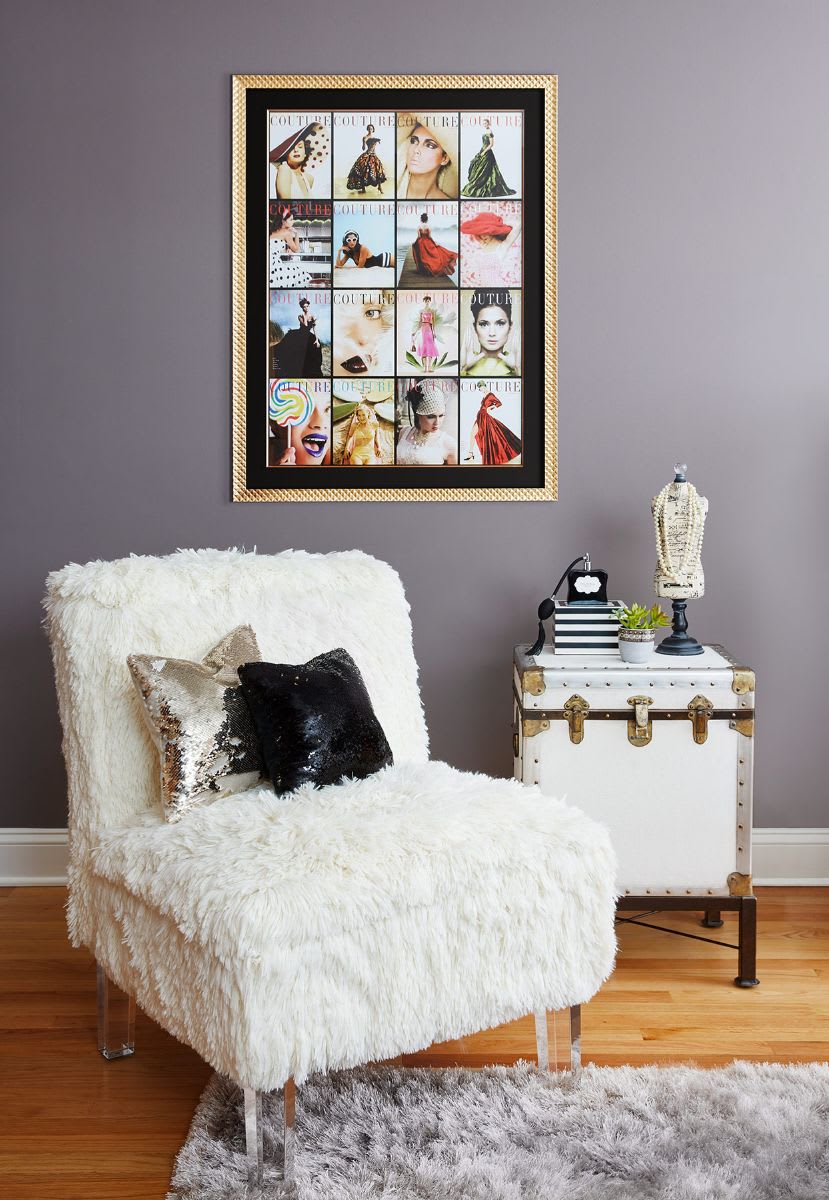 interior design vignette designed by sarah jacquelyn interiors for the rndd fall gallery walk in 2021