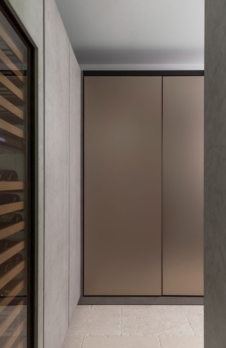 closed the work's pantry for an austin-area luxury kitchen