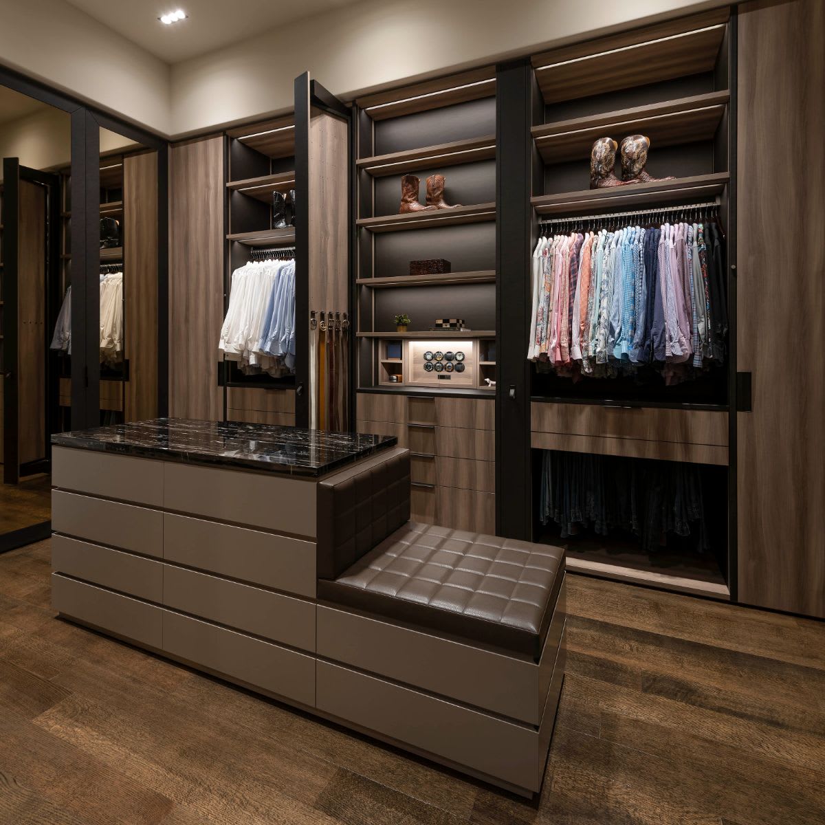 Luxurious Renovation of His & Her Closet