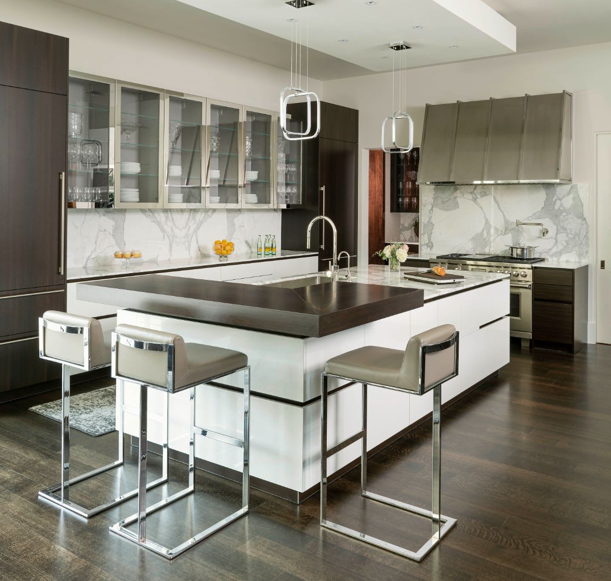 Tall Pull-out Pantry - Modern - Kitchen - Houston - by Cabinet Innovations