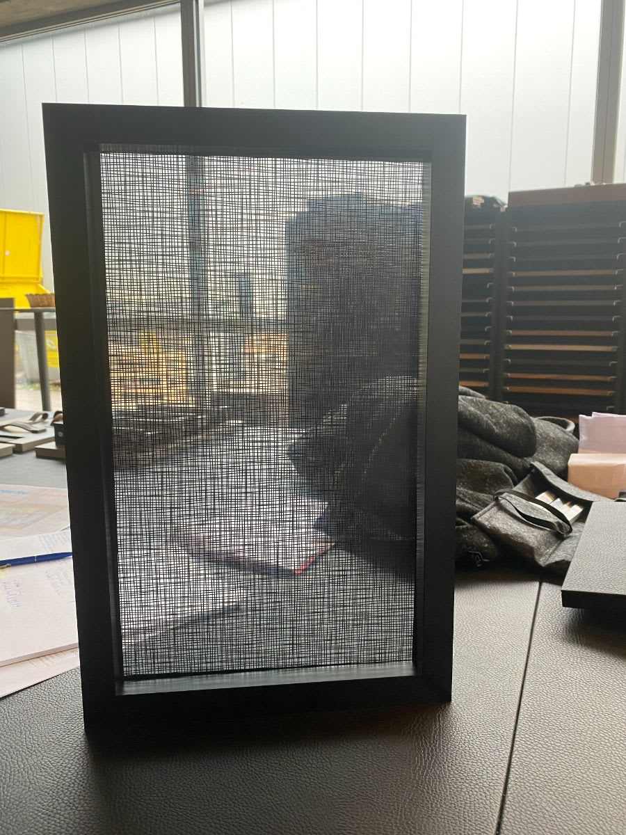 Schmalenbach printed glass door