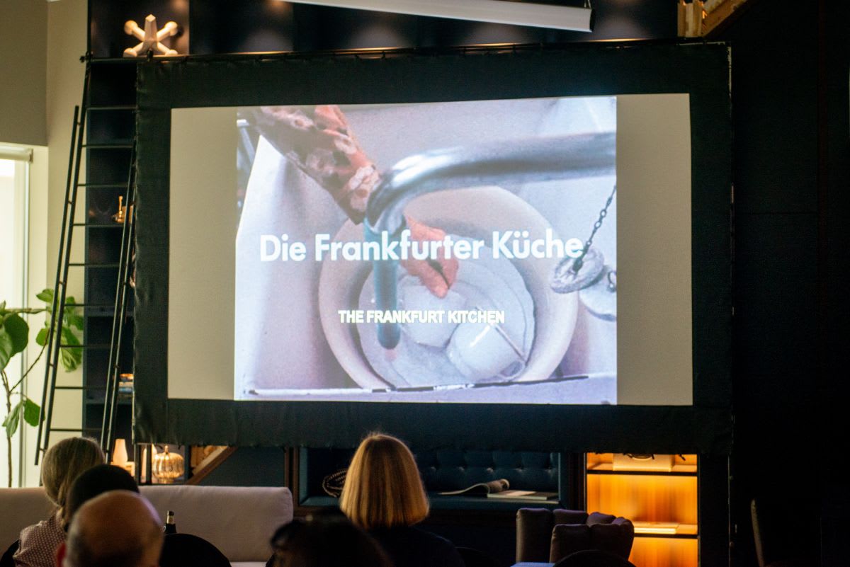 frankfurt kitchen presentation loaned by the goethe institute