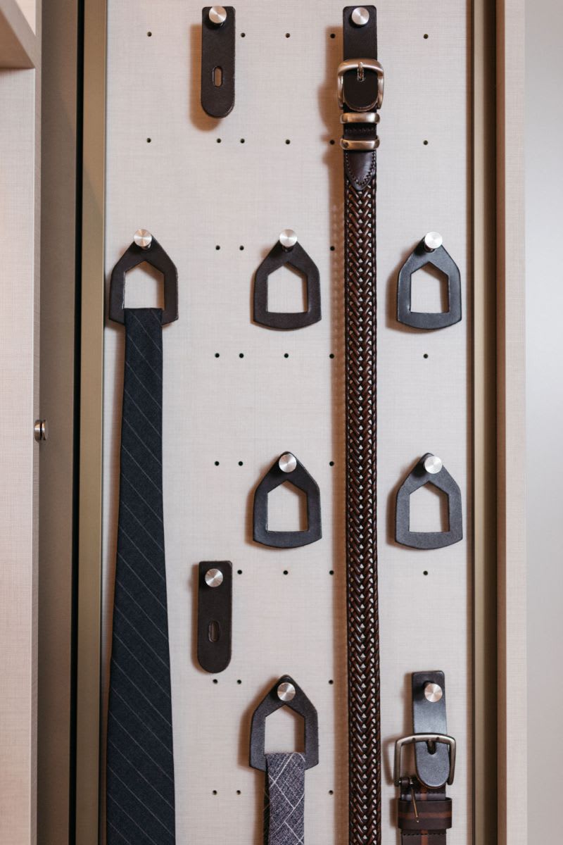 belt and tie organizer