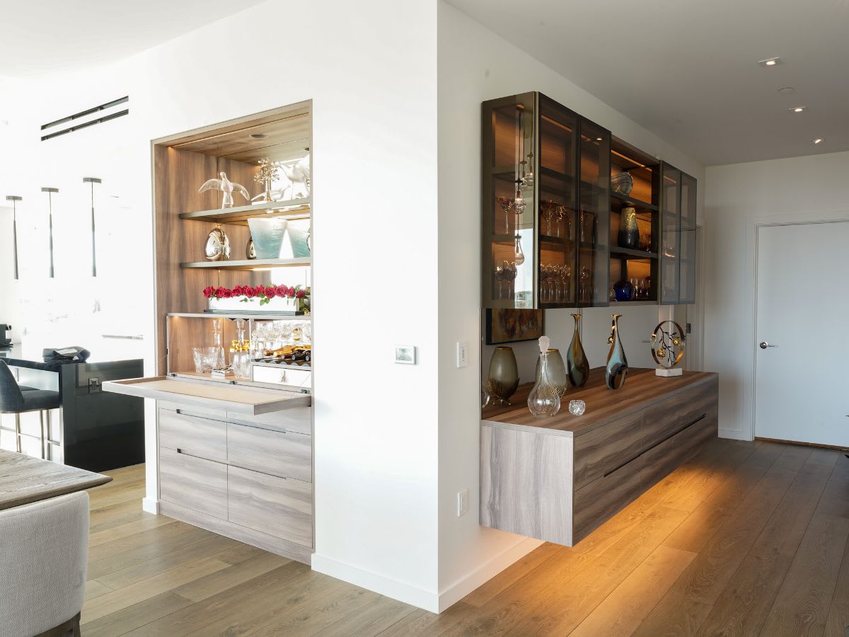 Built in credenza deals