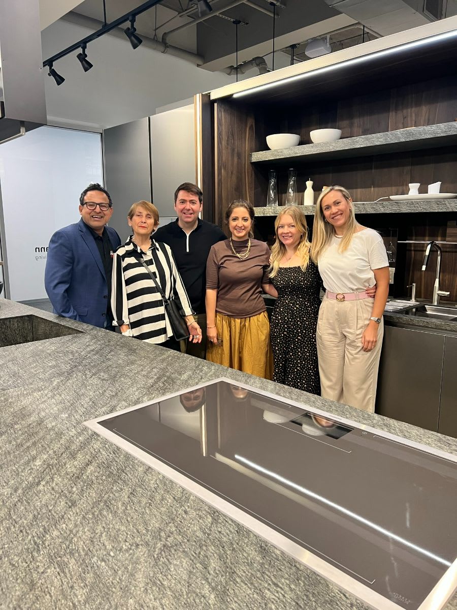 attendees of the euro design trends 2022 presentation at eggersmann houston