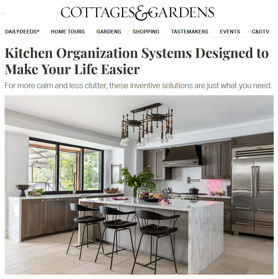 eggersmann Organizers Featured in Cottages & Gardens