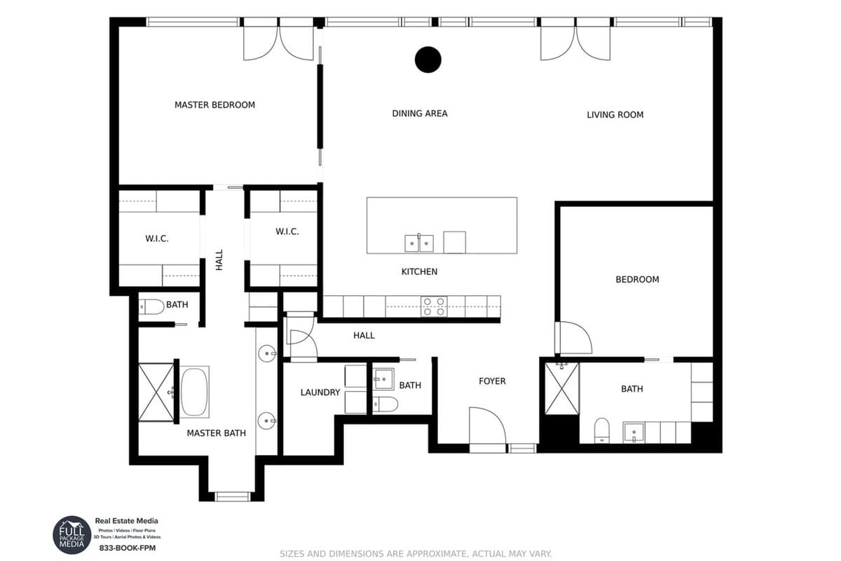 layout of a w dallas high-rise residence for an eggersmann client