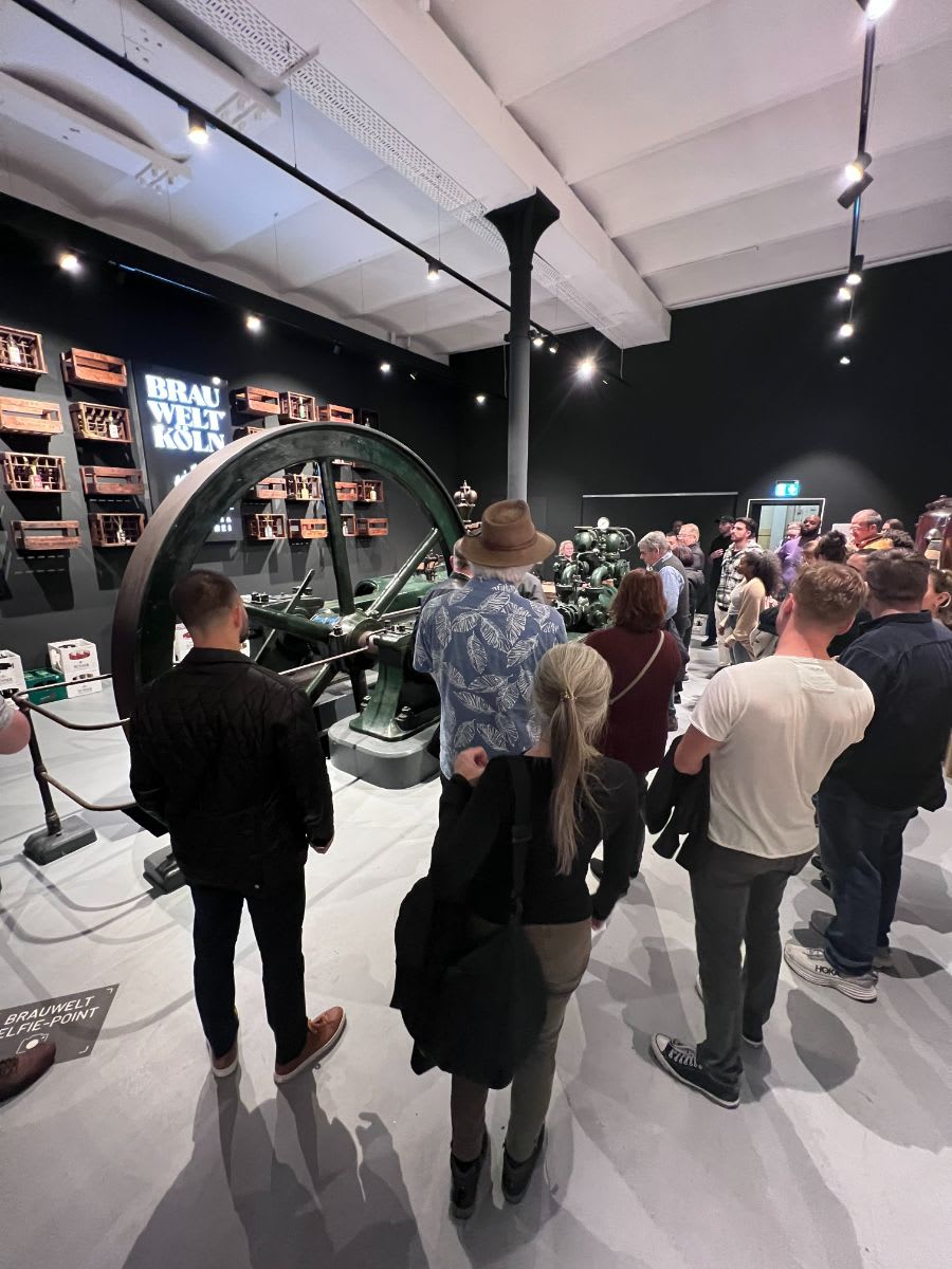 tour of the Brauwelt Koln in Cologne, germany