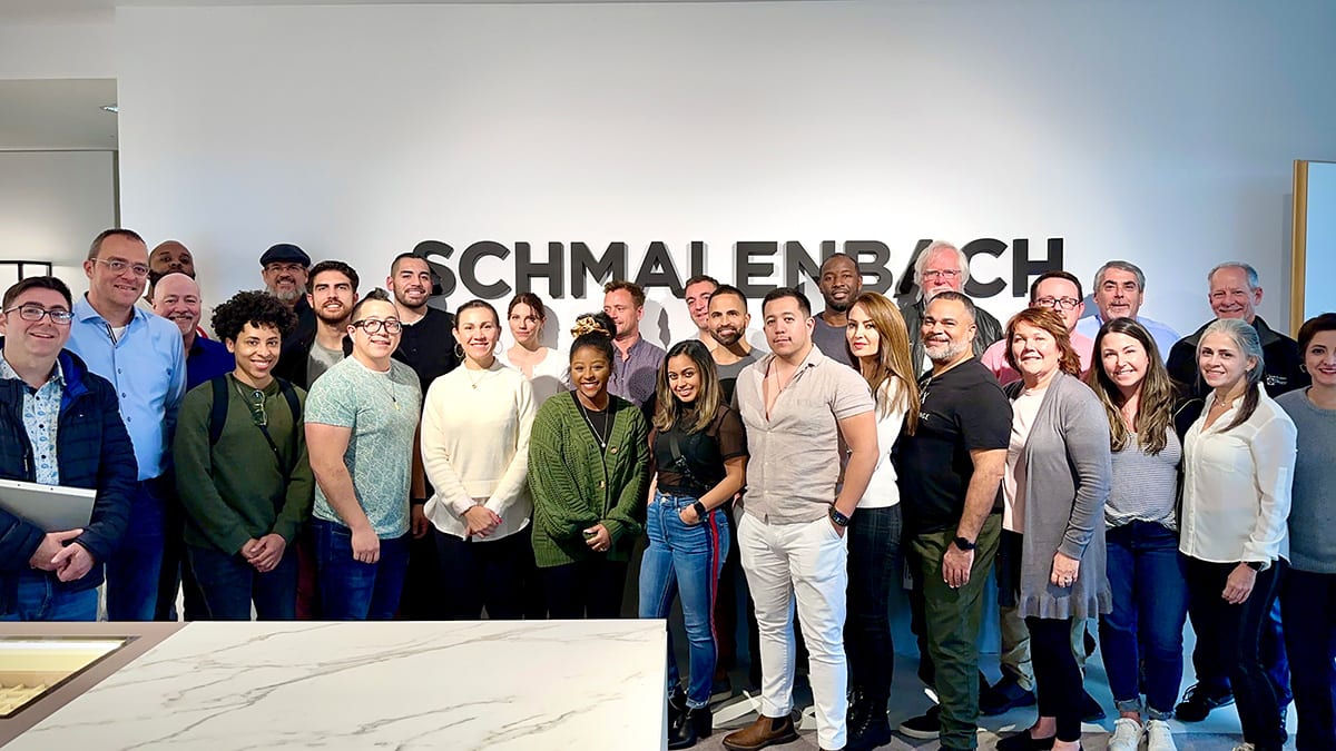 eggersmann tour group at the schmalenback factory in germany