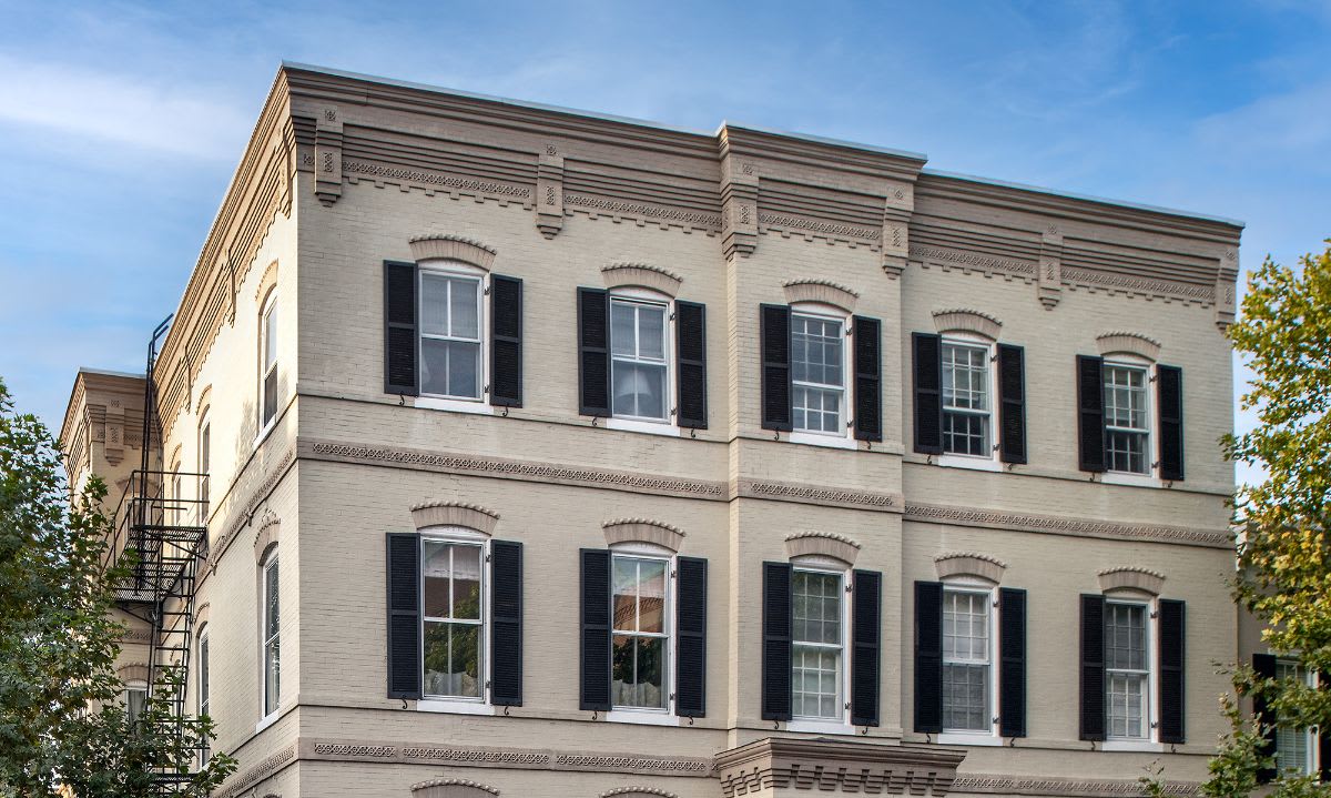 historic 1909 georgetown washington dc penthouse building