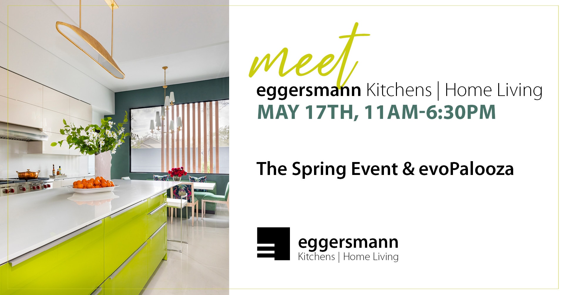 banner for Laguna design center's Spring Event in Orange County