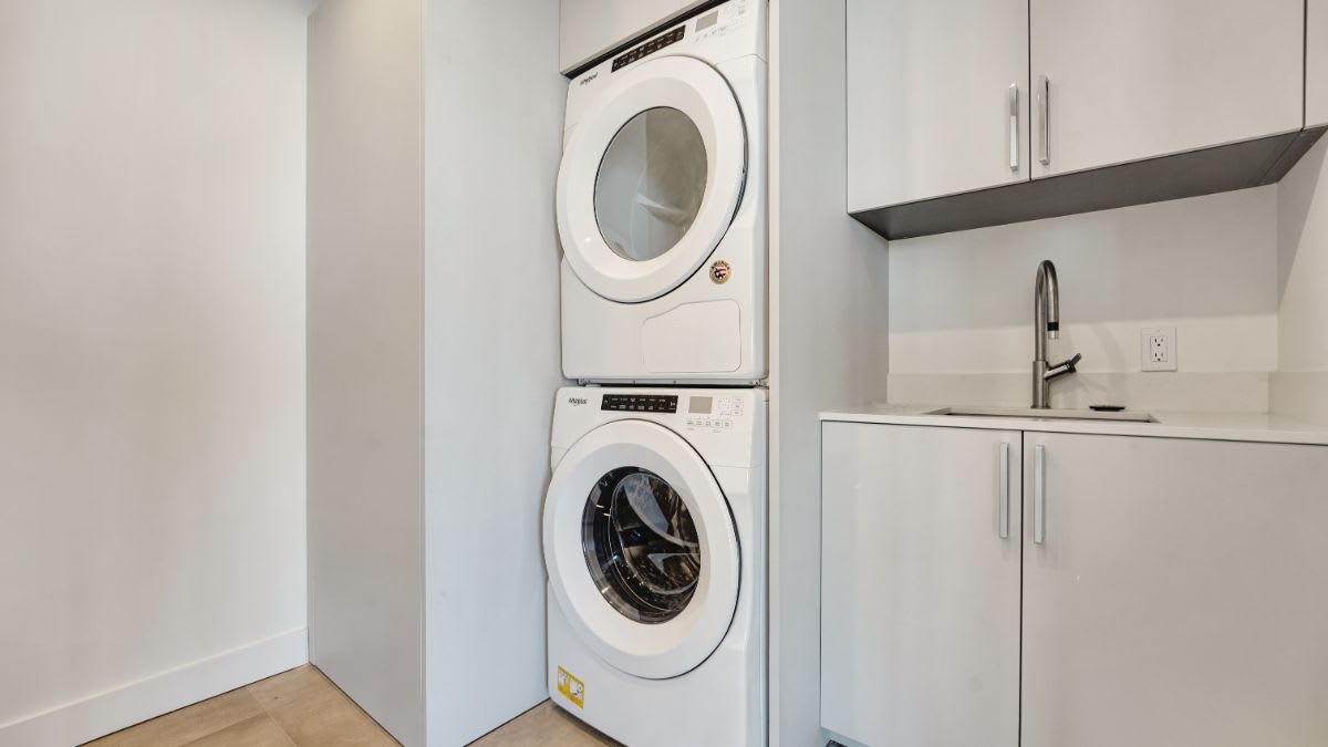 Reimagined Laundry Spaces include Custom Cabinetry