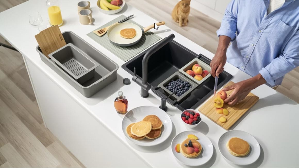 franke offers elegance and functionality in the kitchen