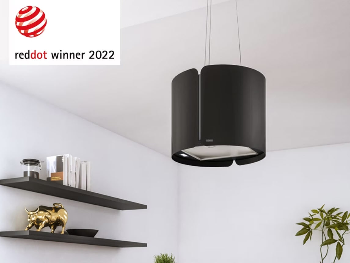 reddot 2022 winner franke kubus 2 smart suspended vent hood
