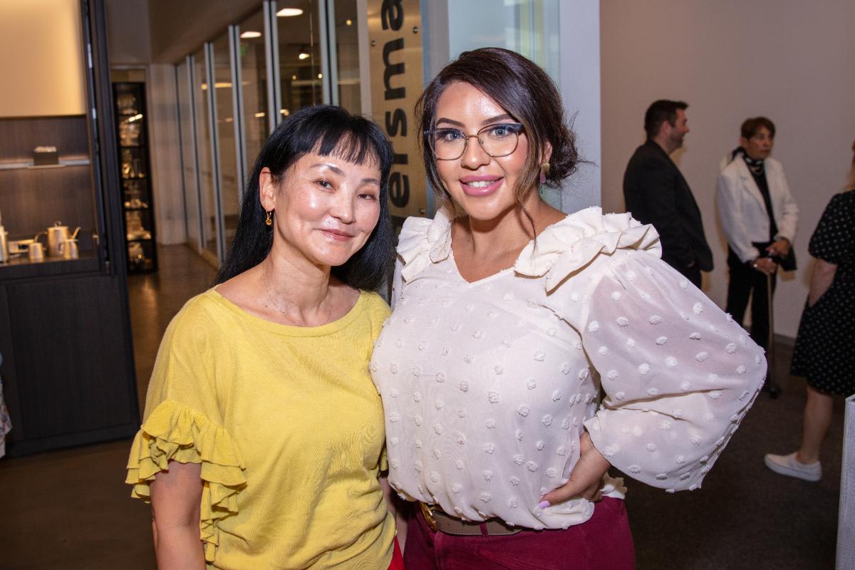 attendees at: Houston Spring Market 2024 event in the eggersmann showroom