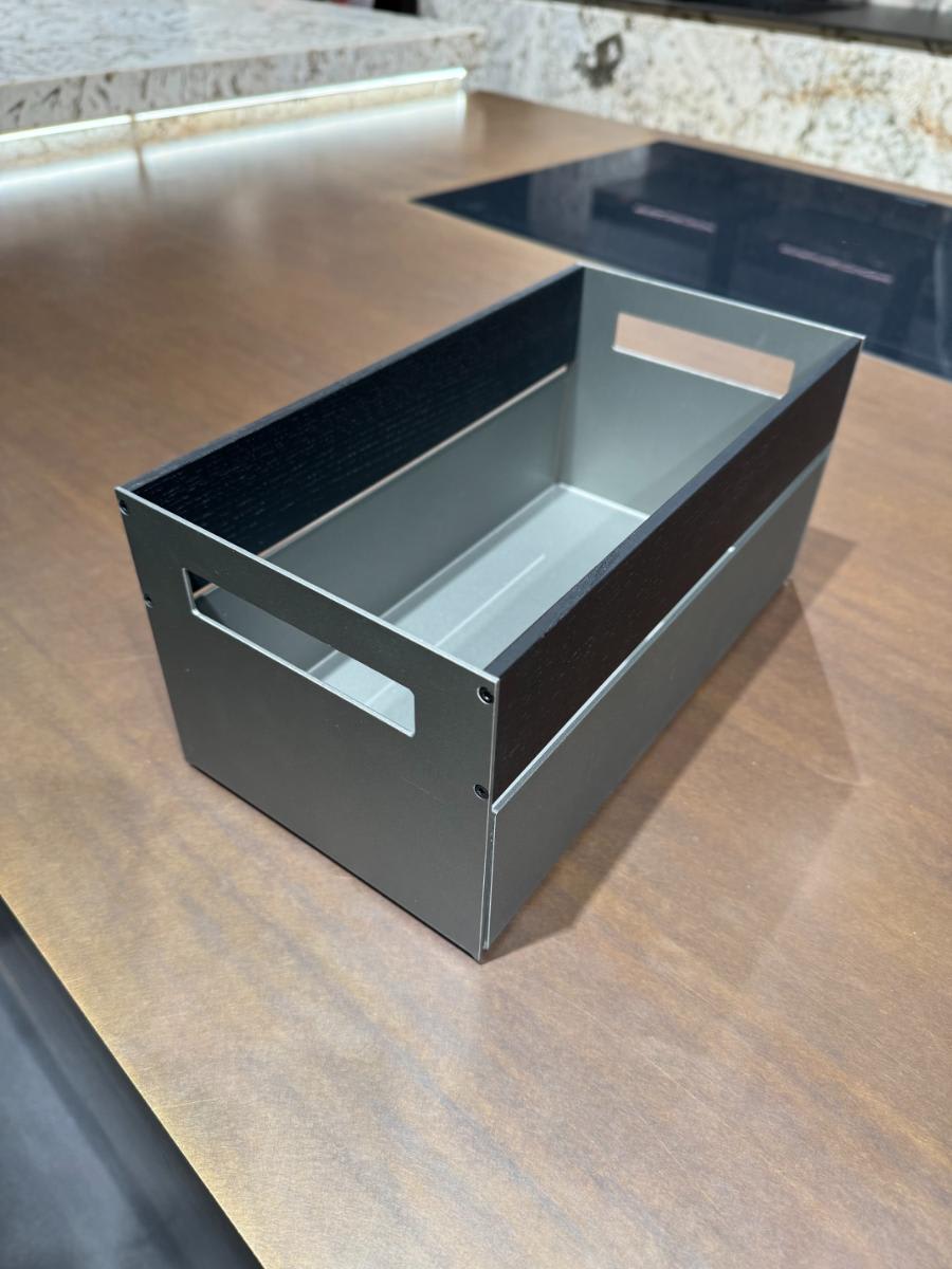 box cube caddy organizer by eggersmann exhibited at eurocucina of the salone del mobile milan 2024