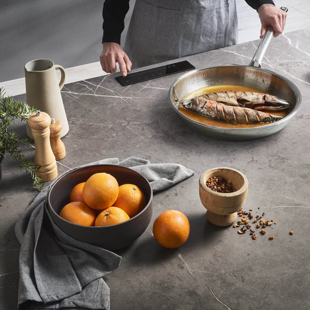 invisacook hidden stove top under stone