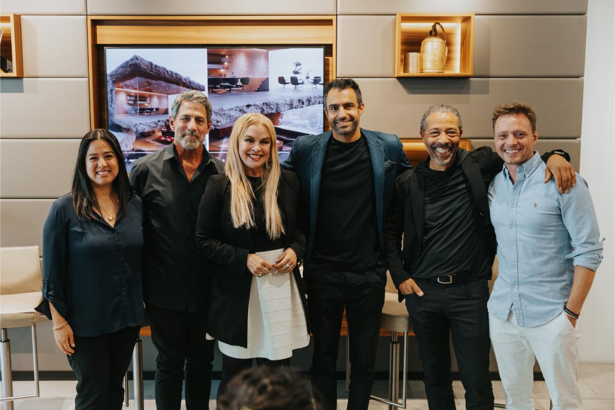 distinguished panel experts for the ai designing the future event at eggersmann-la included christine jahan, greg tate, anolan dragitsch, joseph sarafian, brian pinkett, james mccabe