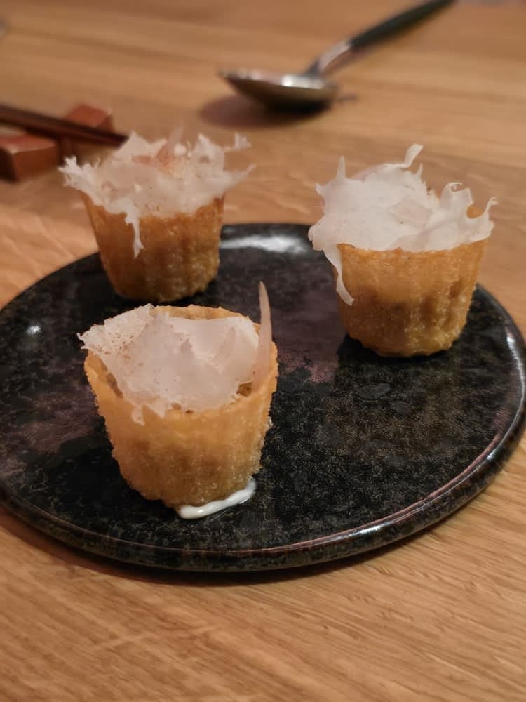 flavor-filled appetizer served to concierge tour group at ito japanese restaurant in cologne germany