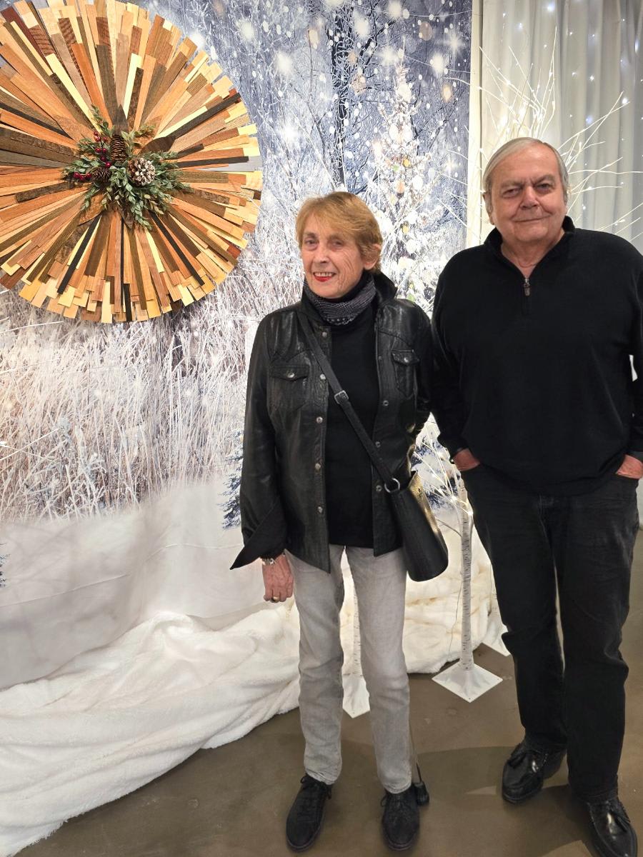 anne breux at wreath competition at the eggersmann houston showroom inside design center houston