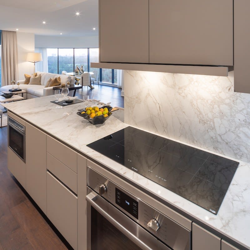 induction cooktop and luxury steam oven make healthy cooking a breeze