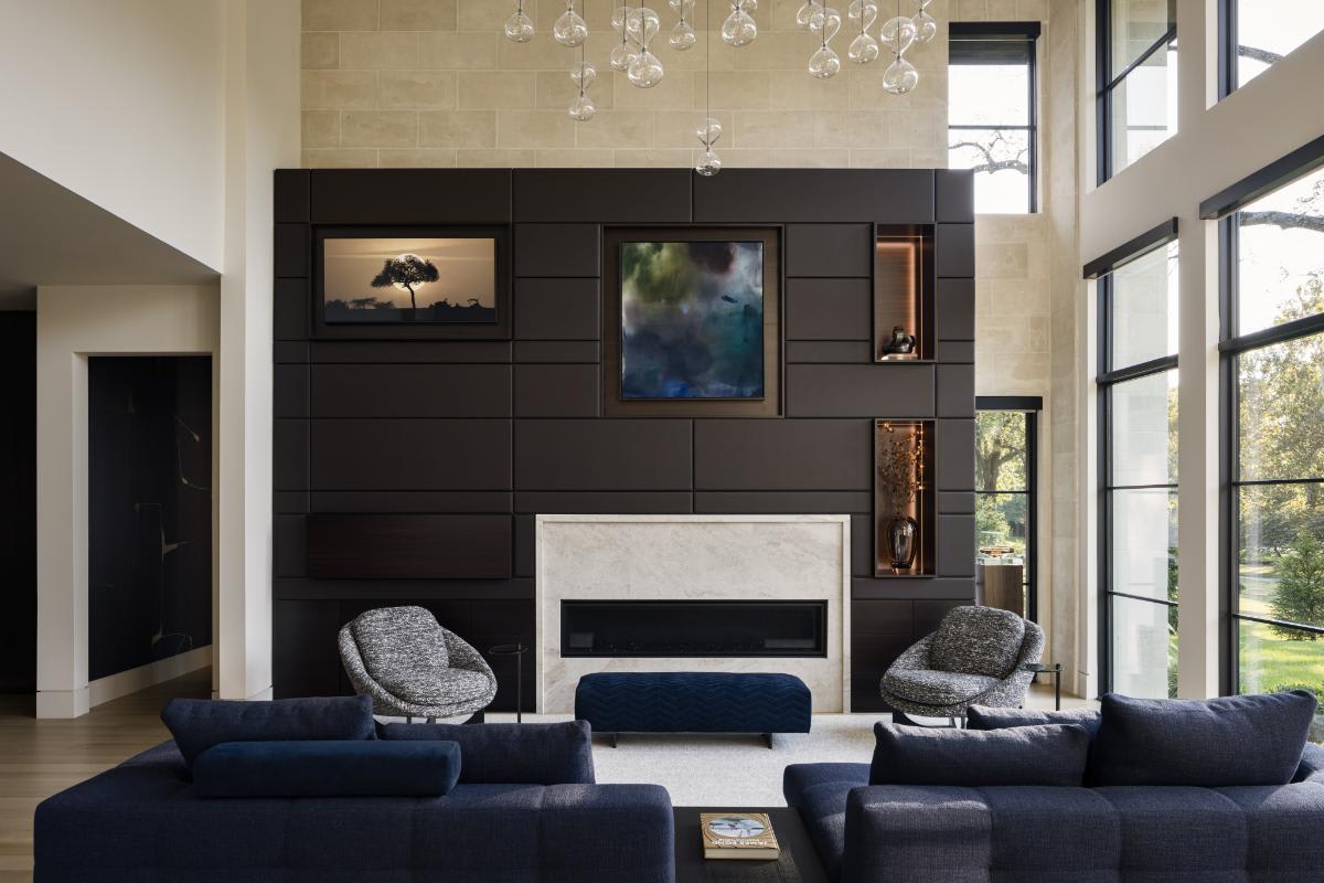 Luxury Living Room in Kansas