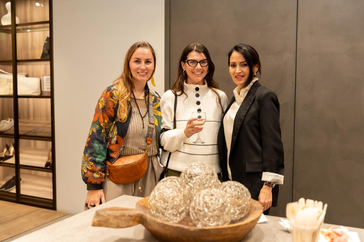 attendees at design west hollywood 2025 in the eggersmann la showroom