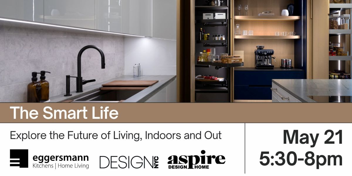 banner for ceu event and luncheon sponsored by eggersmann, designnyc and aspire design home