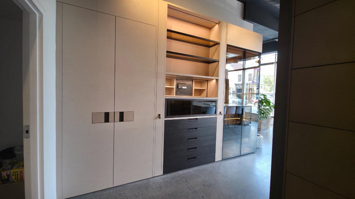 luxury wardrobe display at eggersmann pittsburgh