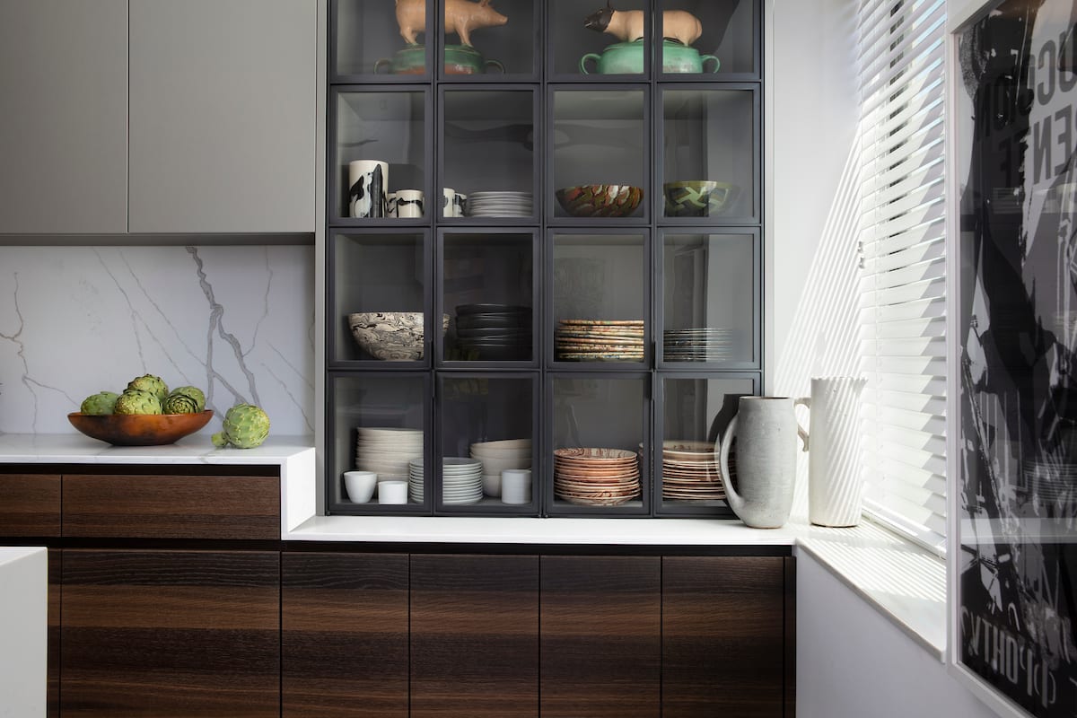 The Art of Styling Glass Kitchen Cabinets