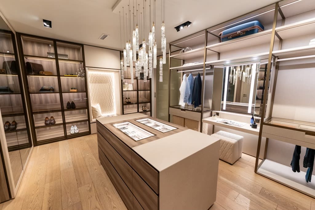luxury walk-in wardrobe display in the eggersmann la showroom luxury walk-in wardrobe display in the eggersmann la showroom