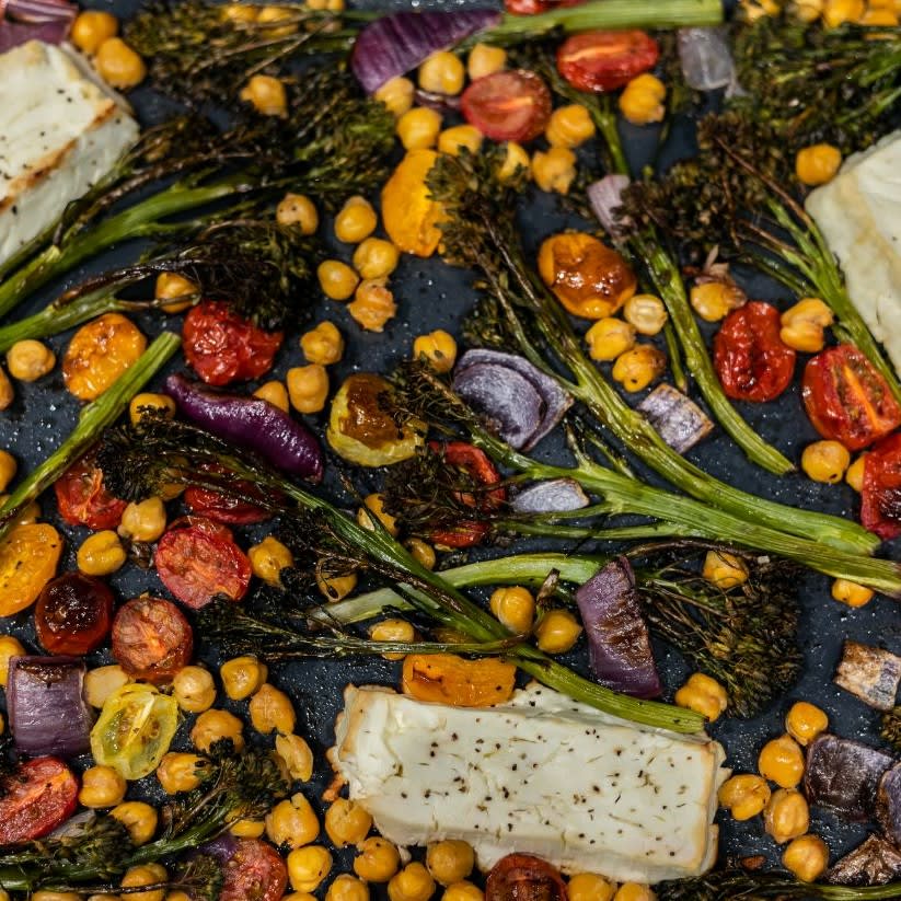 roasted vegetables from a a recipe shared by an eggersmann staff member in the eggersmann cookbook heirloom flavors