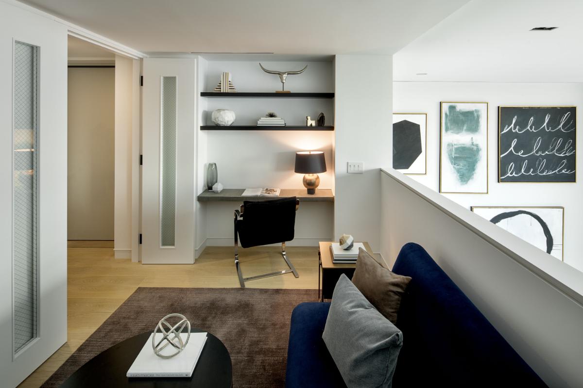 loft of an eggersmann-designed residence of chelsea waterside nyc