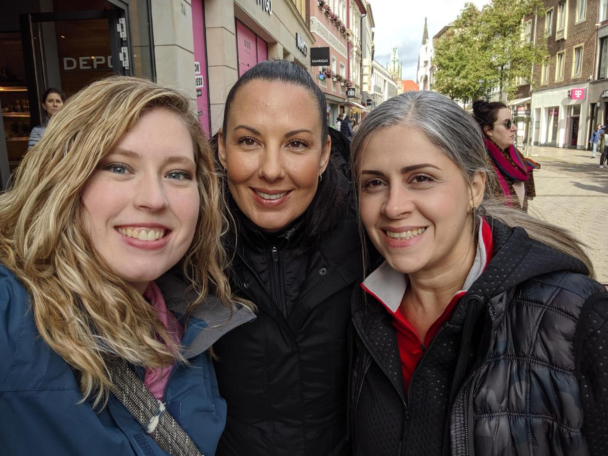 courney hatt, erika clifford and Lorena Iazzetta of eggersmann flordia