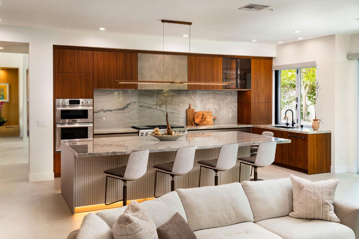 modern luxury kitchen designed by eggersmann laguna for a renovated newport beach home