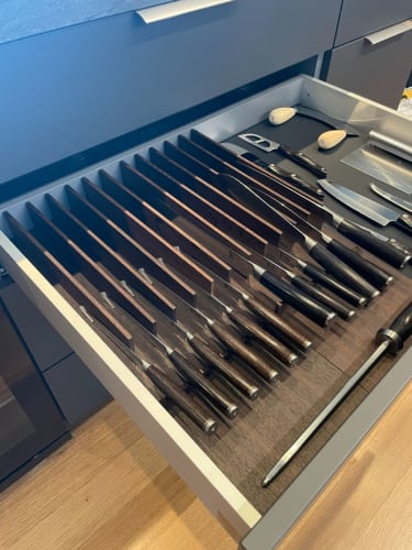 knife drawer organization by hello happy home